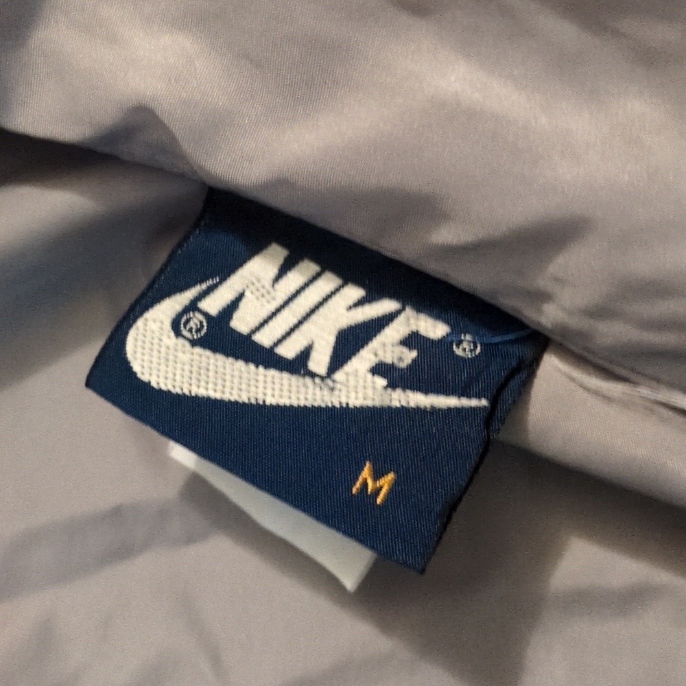 Nike Vintage Blue Colorblock Windbreaker Jacket Size Medium - Picture 6 of 8